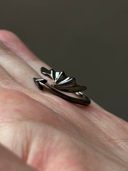 Nocturnal Wing | Bat Wing Flight Ring (Y2K One-of-a-Kind)