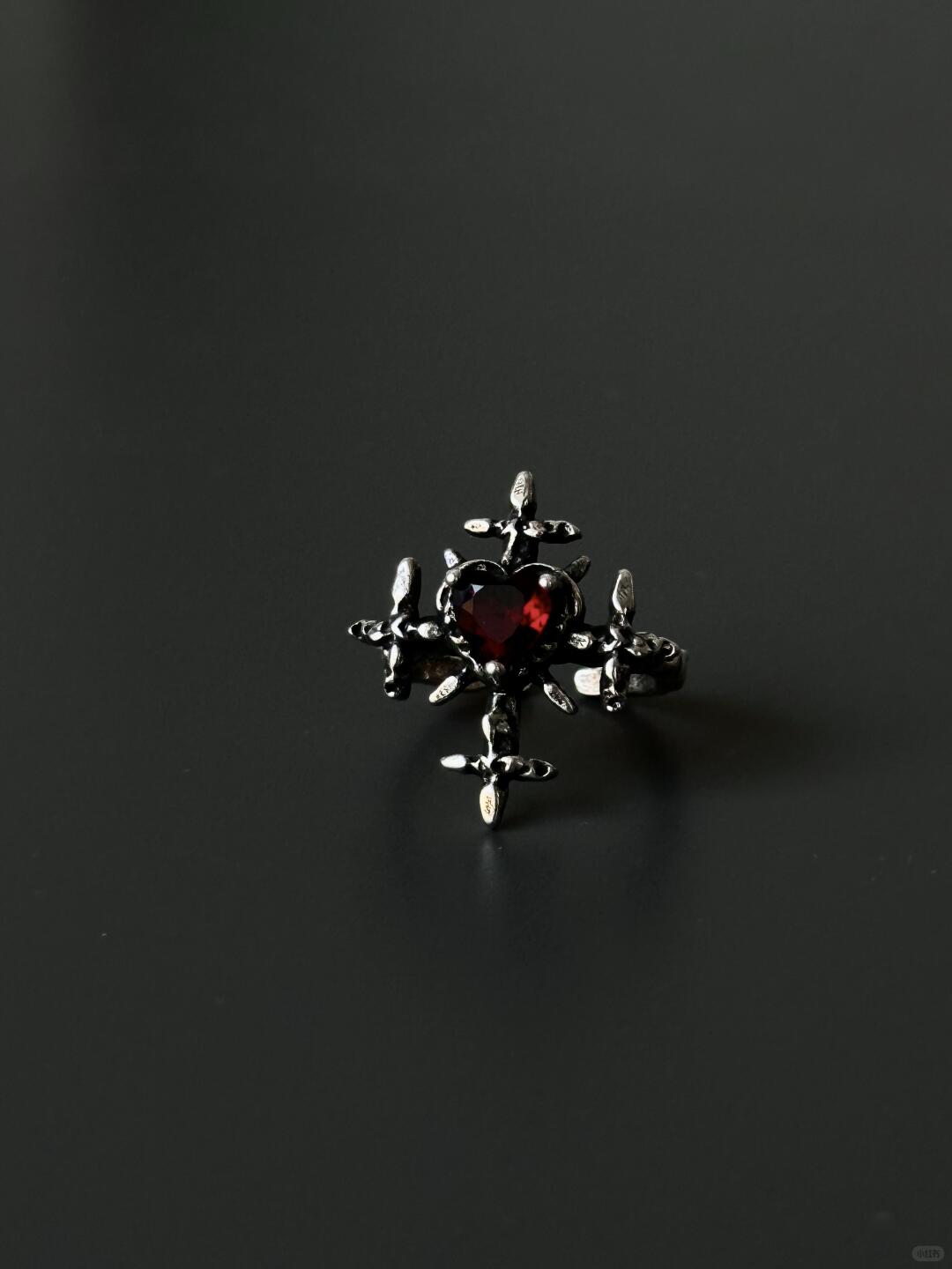 Heart of Winter | Snowflake Gemstone Ring (One-of-a-Kind)