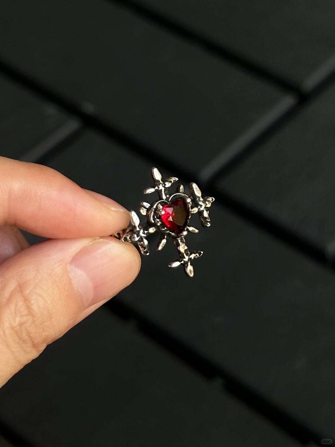 Heart of Winter | Snowflake Gemstone Ring (One-of-a-Kind)