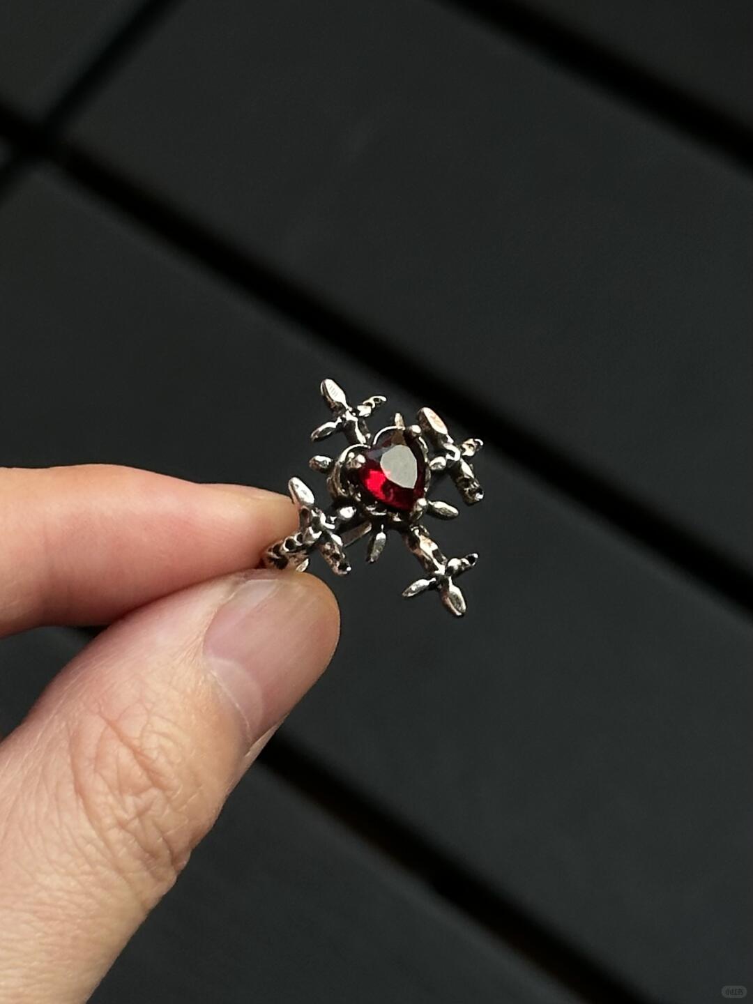 Heart of Winter | Snowflake Gemstone Ring (One-of-a-Kind)