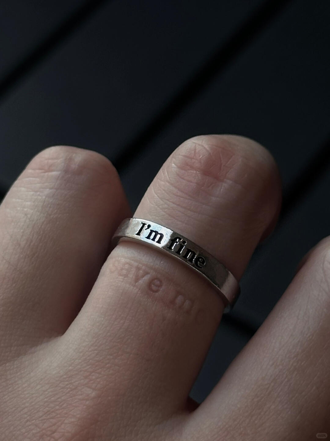 Camus | Absurdity Rules, Love Rescues | Dual-Message Handcrafted Ring