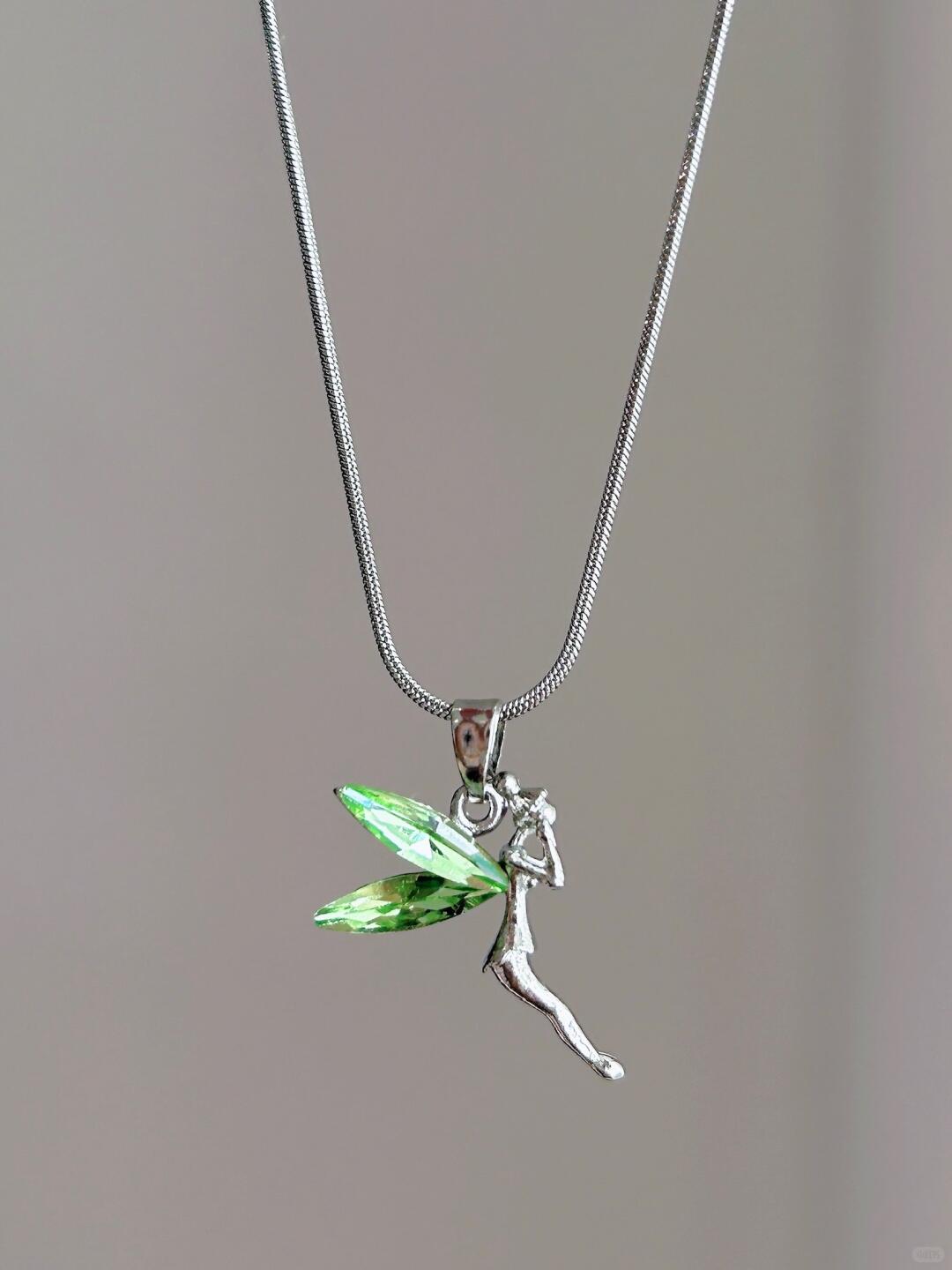 Green Field Elves Necklace | Poetic Elegance & Natural Design (Limited Edition)