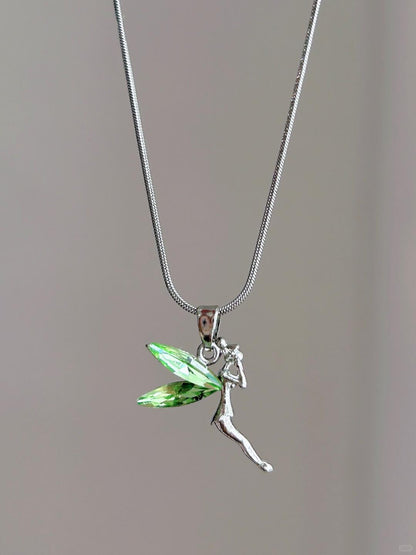 Green Field Elves Necklace | Poetic Elegance & Natural Design (Limited Edition)