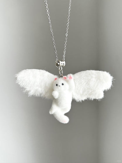 Angel Cat Necklace | Whimsy & Feline Magic (Limited Edition)