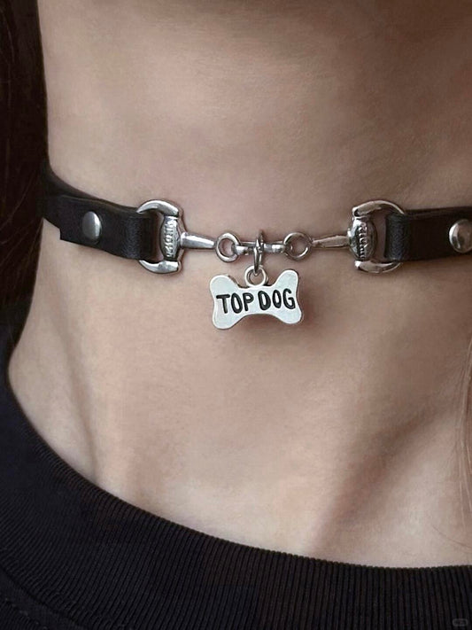Devoted Like a Puppy | Y2K-Inspired Choker with Soft Obsession