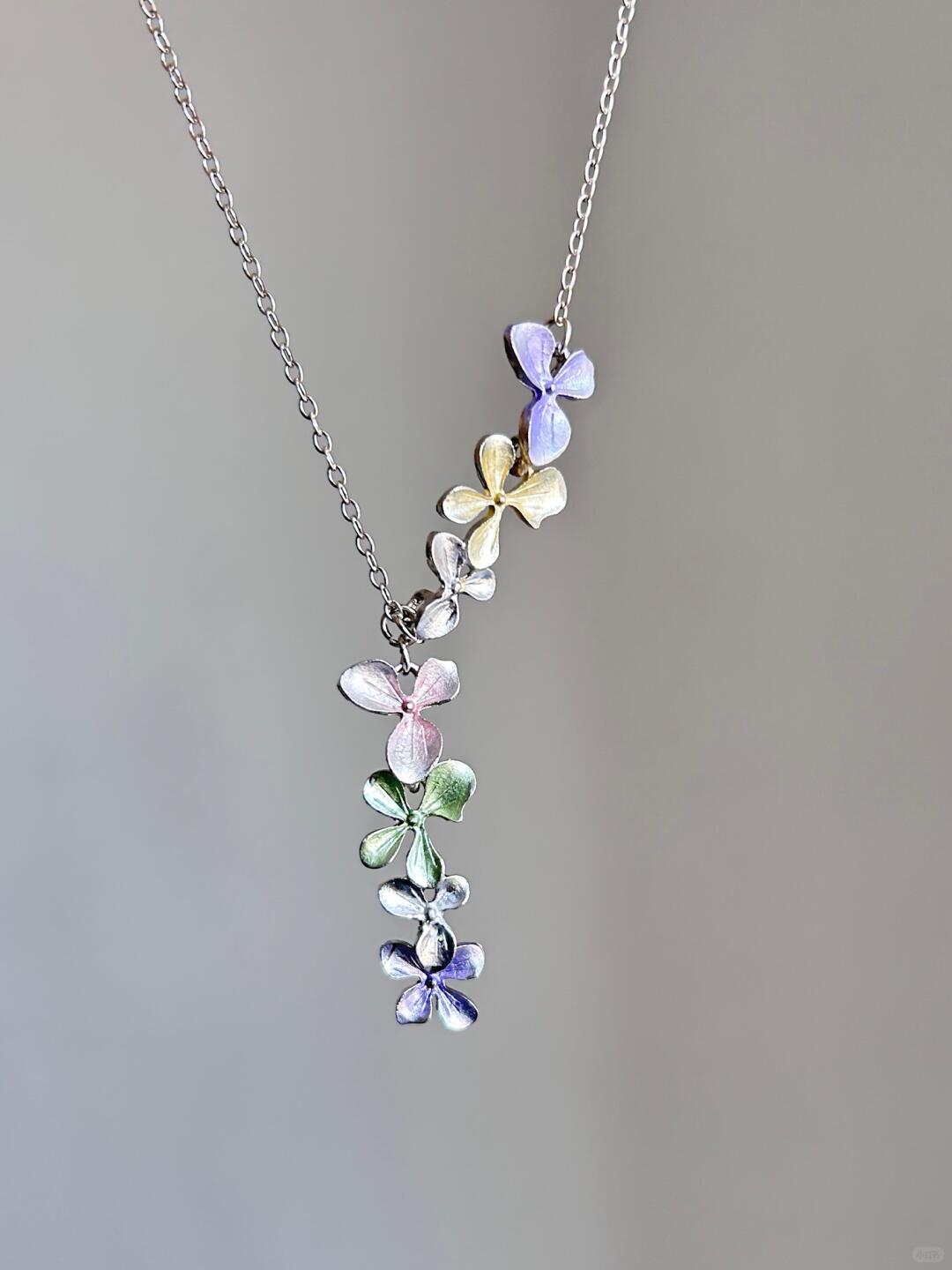 Endless Summer Iris Necklace | Sylvia’s Poetic Impression Pendant (Limited Edition)