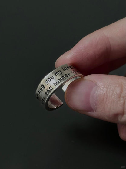 Borges Lure | Loneliness & Darkness Statement Ring (Y2K Limited)