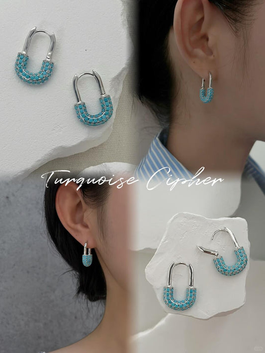 Y2Bling Turquoise Sea Earrings | Turquoise Sea (Limited Edition)