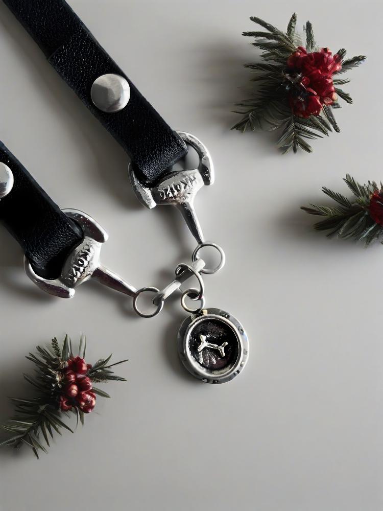 Chow Down Puppy Choker - Adjustable Stainless Steel Pet Necklace