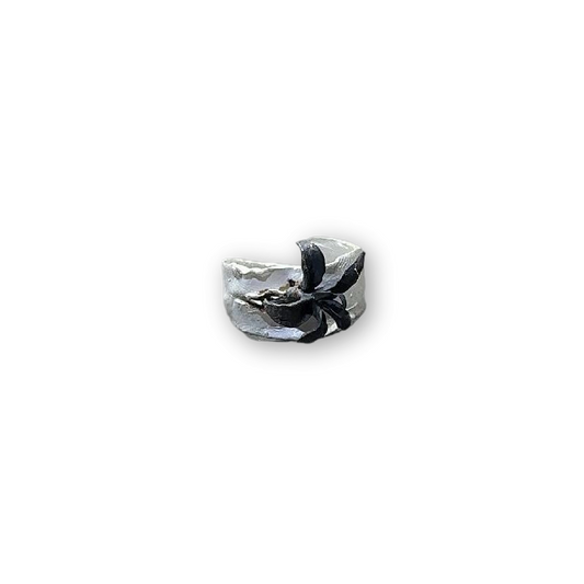 Burnt Leaf Ring | Eternal Bloom & Poetic Design (Limited Edition)