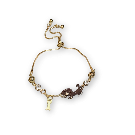 Puppy Time Bracelet | Playful Dachshund Charm (Limited Edition)