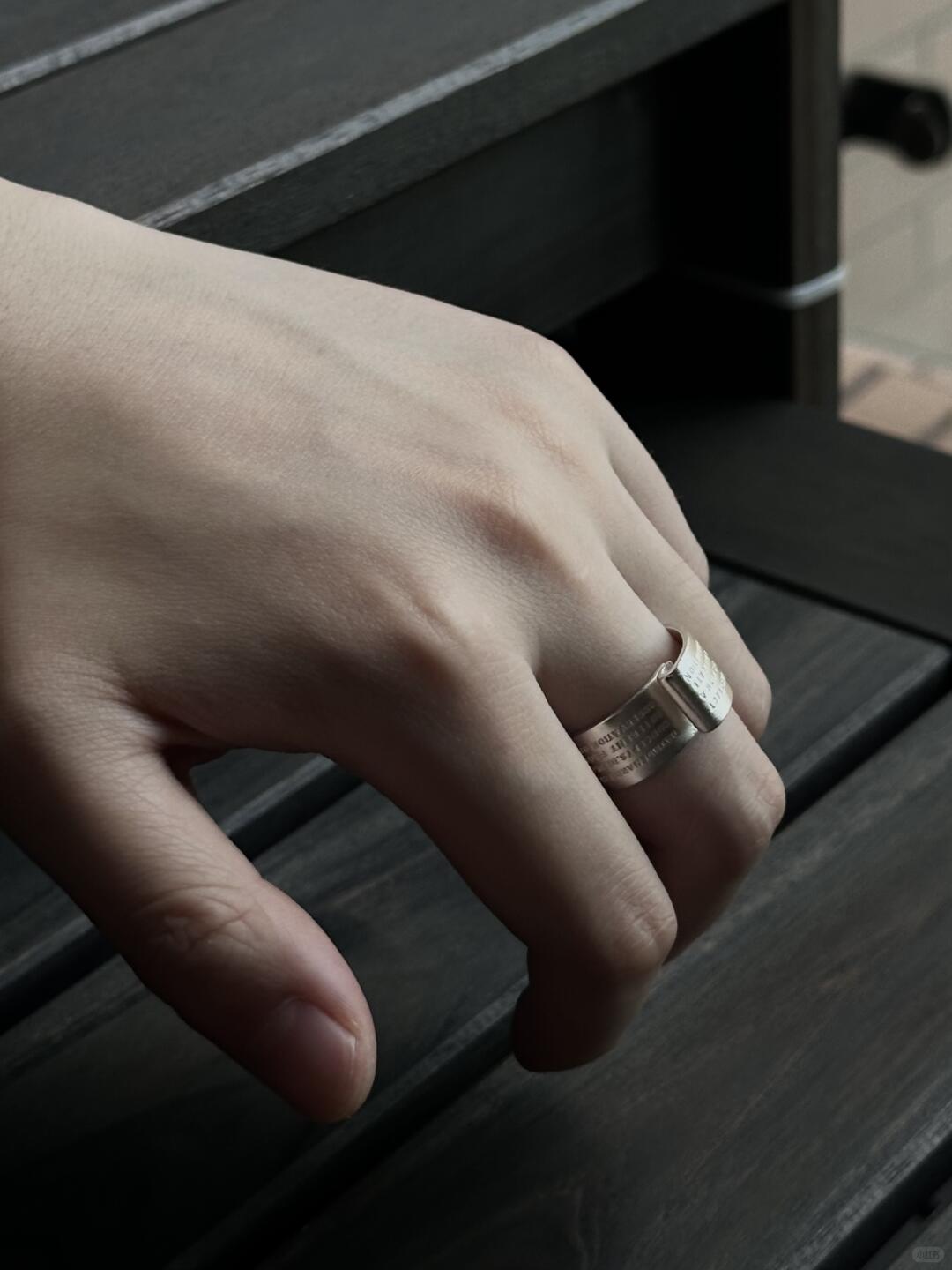 Poetic Signal | Handcrafted Sterling Silver Pulse Ring (Y2K Limited)