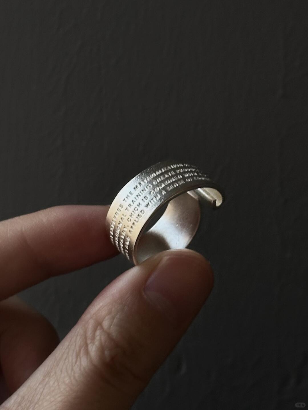 Poetic Signal | Handcrafted Sterling Silver Pulse Ring (Y2K Limited)