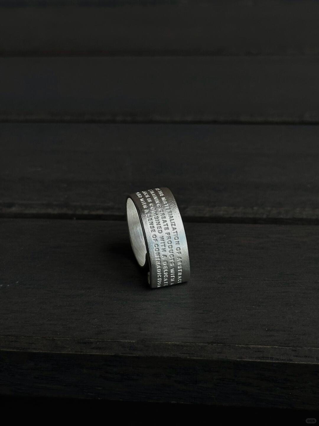 Poetic Signal | Handcrafted Sterling Silver Pulse Ring (Y2K Limited)