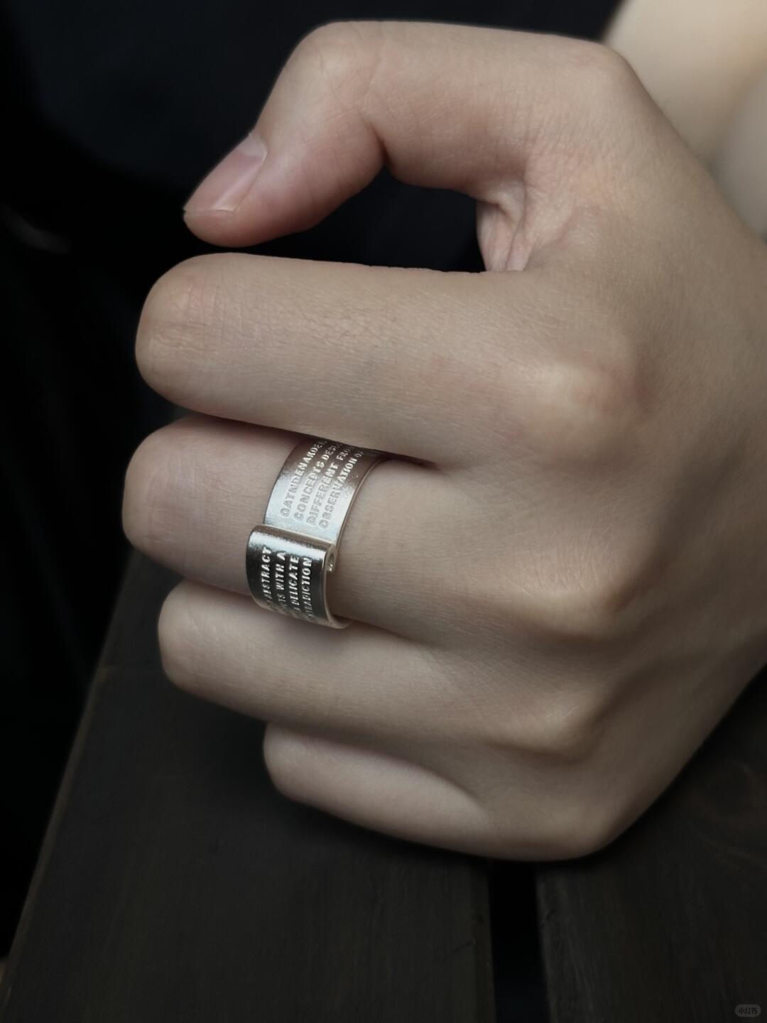 Poetic Signal | Handcrafted Sterling Silver Pulse Ring (Y2K Limited)
