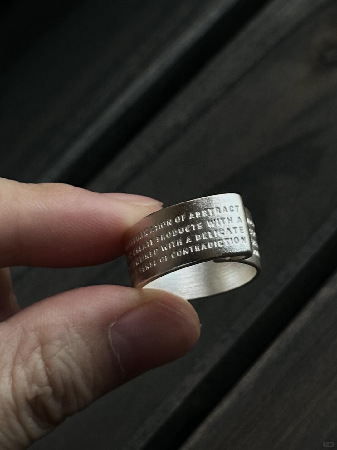 Poetic Signal | Handcrafted Sterling Silver Pulse Ring (Y2K Limited)