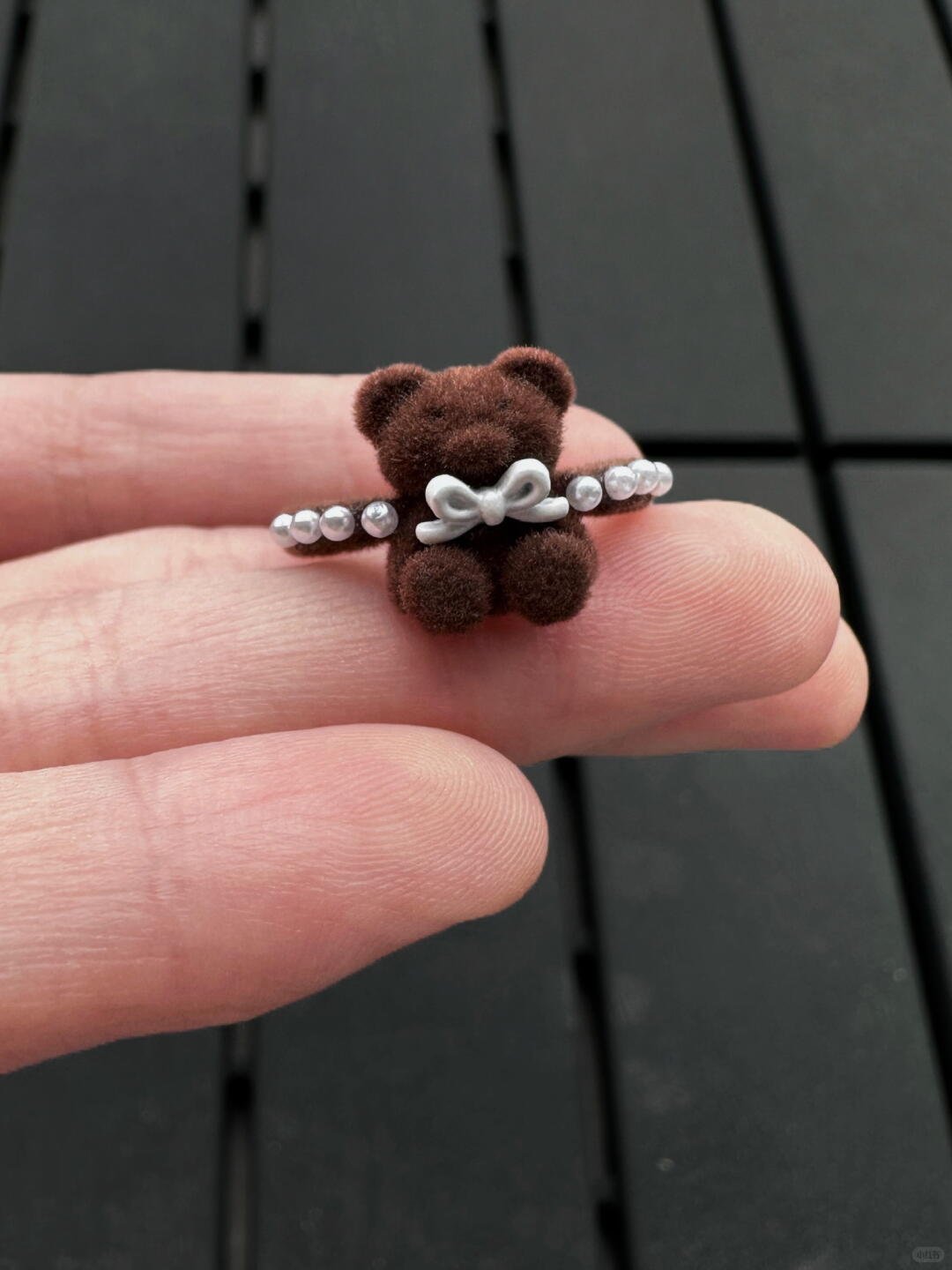Princess’s Toy Diary | Teddy Bear Novelty Ring (Y2K One-of-a-Kind)