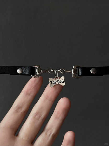 Devoted Like a Puppy | Y2K-Inspired Choker with Soft Obsession