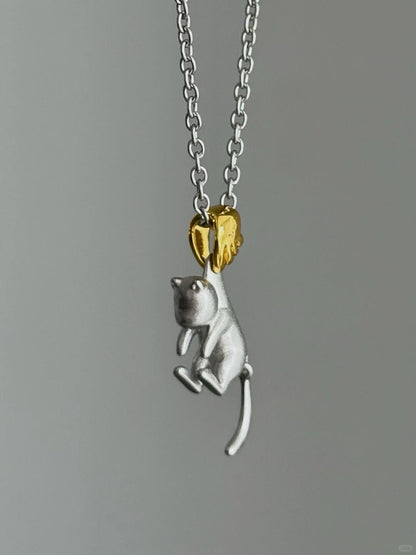 Fate’s Grasp | Mischievous Kitten Pendant Necklace (Y2K Limited)