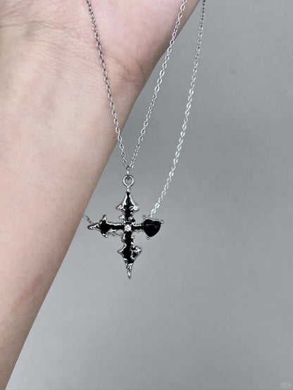 Black Chapel Necklace | Gothic Elegance & Eternal Night (Limited Edition)