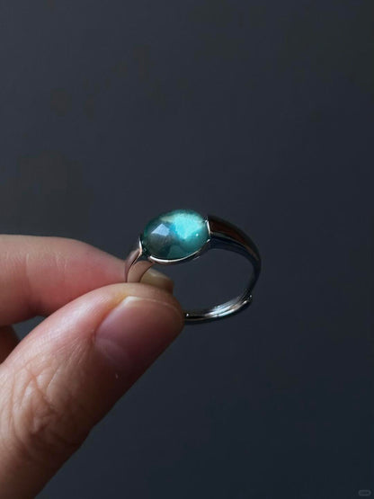 Hidden Light in Green | Autumn Reverie Ring (Y2K Limited)