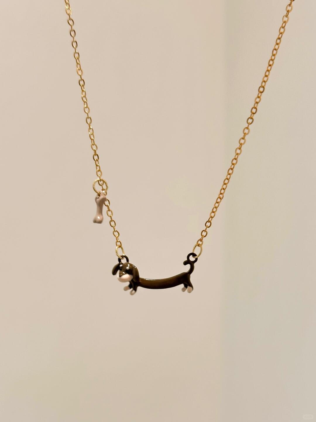 Love My Puppy Necklace | Dachshund Charm & Forever Love (Limited Edition)
