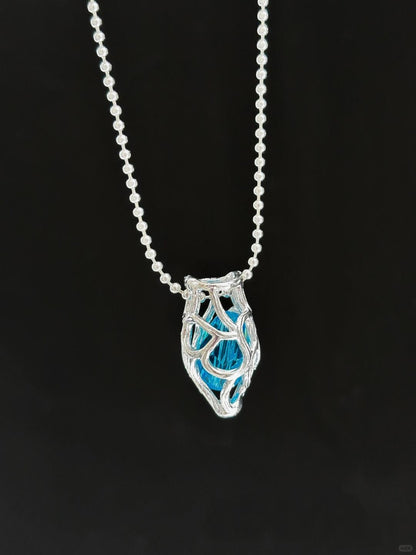 Heart of the Ocean Necklace | Deep Blue Elegance & Poetic Design (Limited Edition)