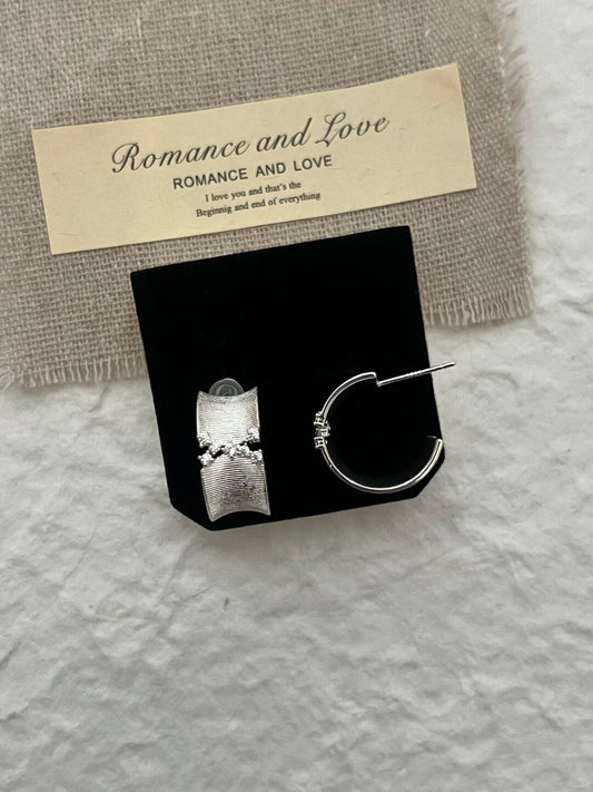 Y2Bling Pause in Silver Earrings | Pause in Silver (Limited Edition)