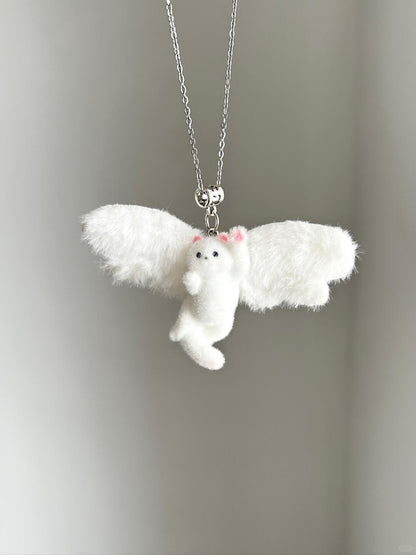 Angel Cat Necklace | Whimsy & Feline Magic (Limited Edition)