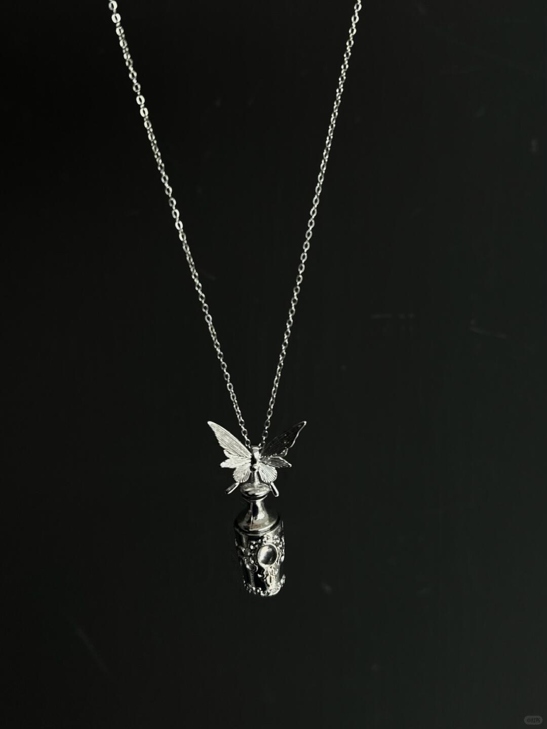Sacred Vial | Butterfly Soul Freedom Necklace (Y2K One-of-a-Kind)