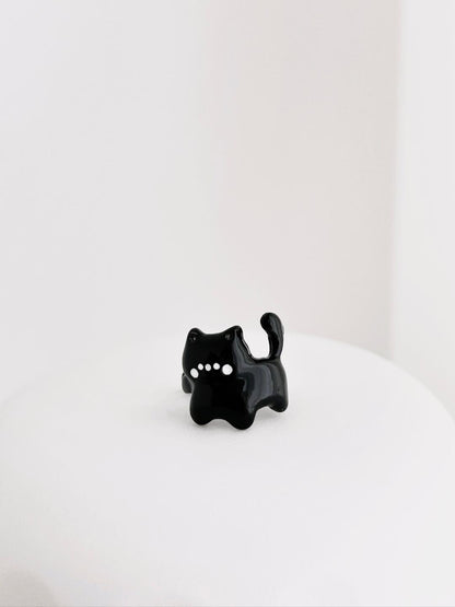 Little Black Cat Ear Cuff | Playful & Whimsical Design (Limited Edition)