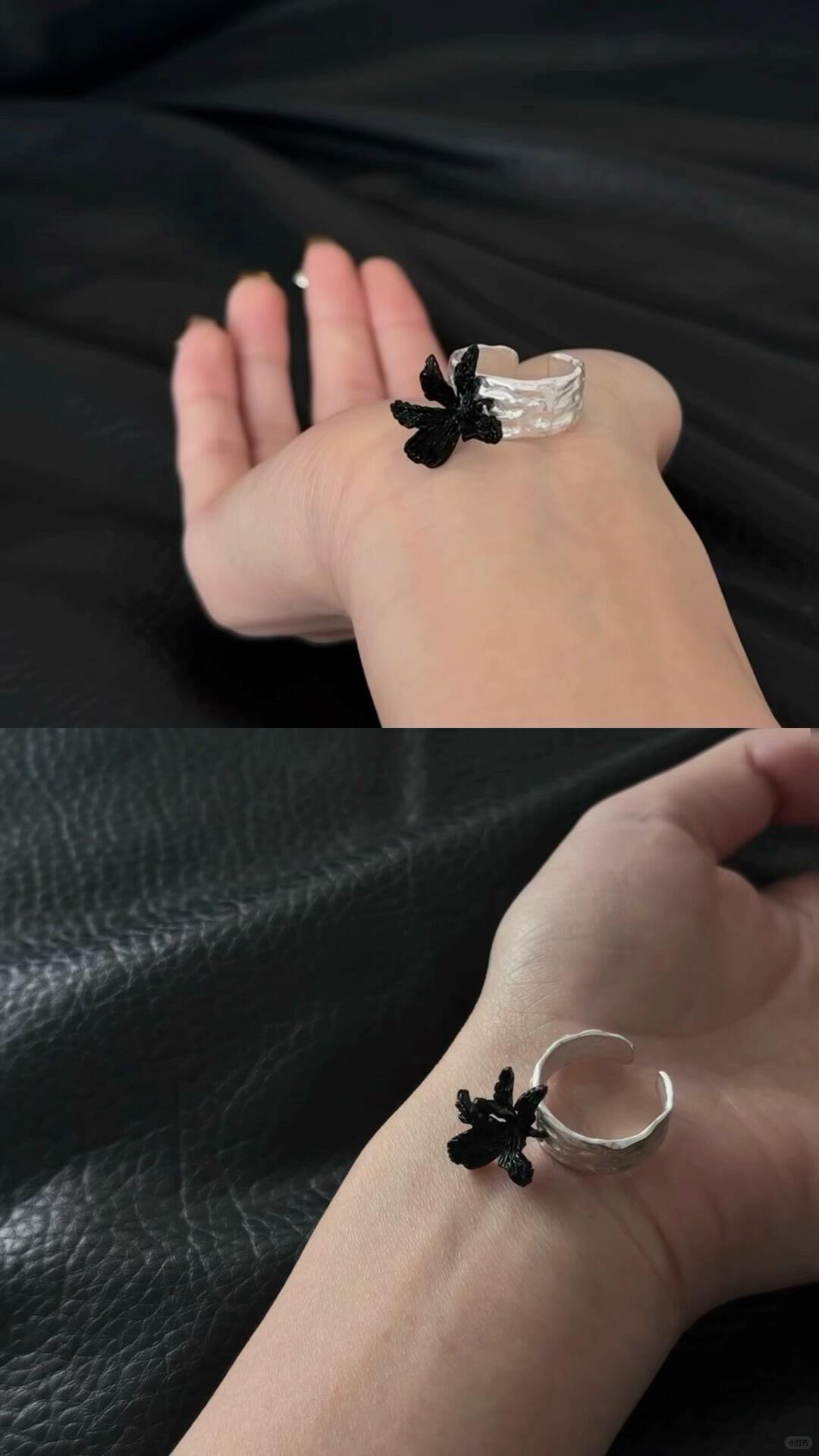Burnt Leaf Ring | Eternal Bloom & Poetic Design (Limited Edition)