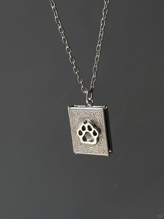 Puppy Cannot Do Without Their Owner | Openable Dog Photo Locket Necklace