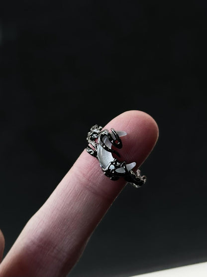 Moonbound Eternity | Violet Lunar Glow Ring (Y2K Limited)