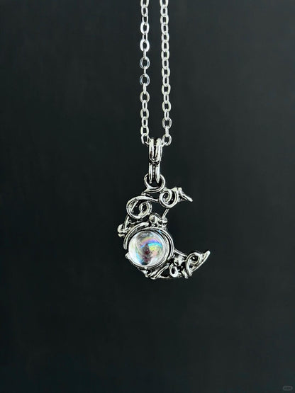 Moonlight Necklace | Borges-Inspired Poetic Elegance (Limited Edition)