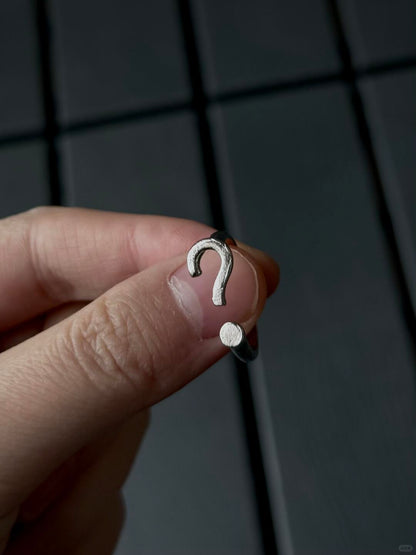 What’s It to You? | Question Mark Ring with Edge