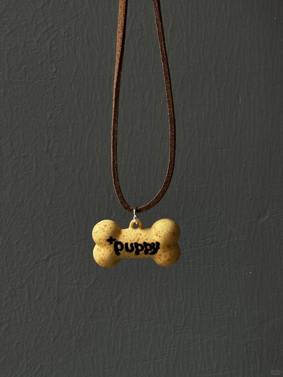 Dear Puppy | Handcrafted Puppy Cookie Memorial Necklace (Y2K Limited)