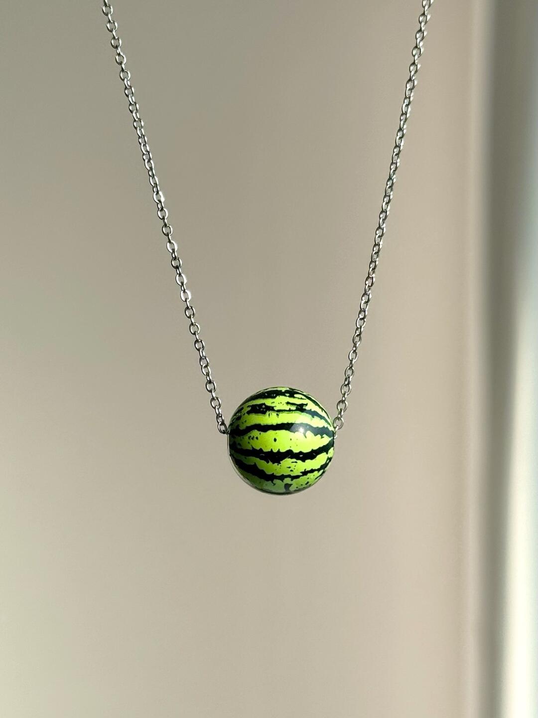 Say Hi Watermelon Necklace | Playful Summer Charm (Limited Edition)