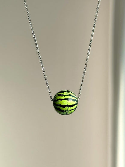 Say Hi Watermelon Necklace | Playful Summer Charm (Limited Edition)
