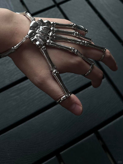 Exoskeleton | Mech-Bone Bracelet for Futurist Dreamers and Relentless Souls
