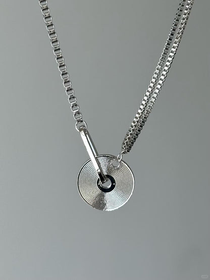Vinyl Record Necklace | Y2K Vintage Charm (Limited Edition)