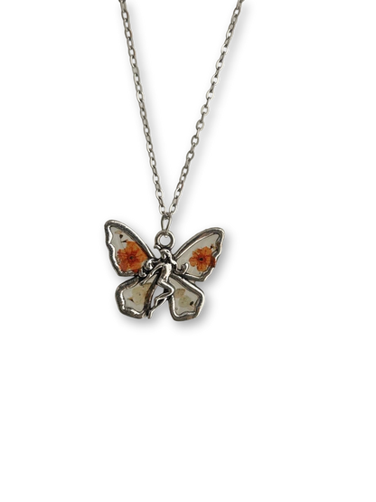 Sphenoid Girl Necklace | Vintage Butterfly Soul & Poetic Design (Limited Edition)