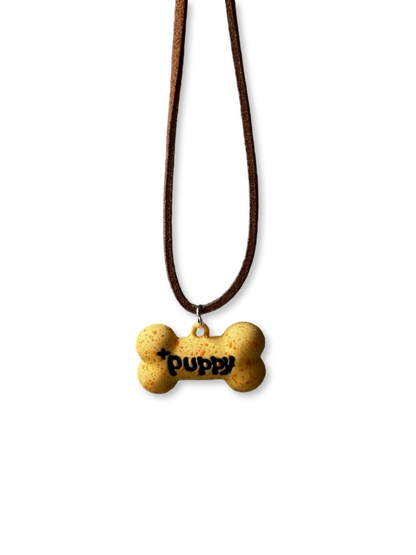 Dear Puppy | Handcrafted Puppy Cookie Memorial Necklace (Y2K Limited)