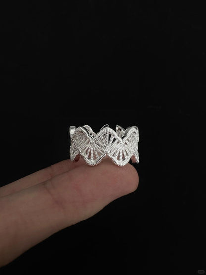 Veil Ring | Poetic Lace Elegance & Handcrafted Design (Limited Edition)