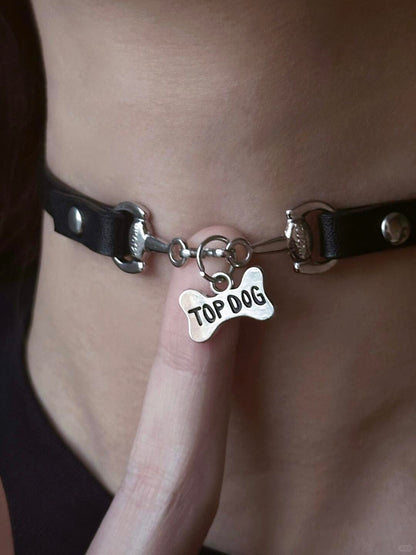 Devoted Like a Puppy | Y2K-Inspired Choker with Soft Obsession