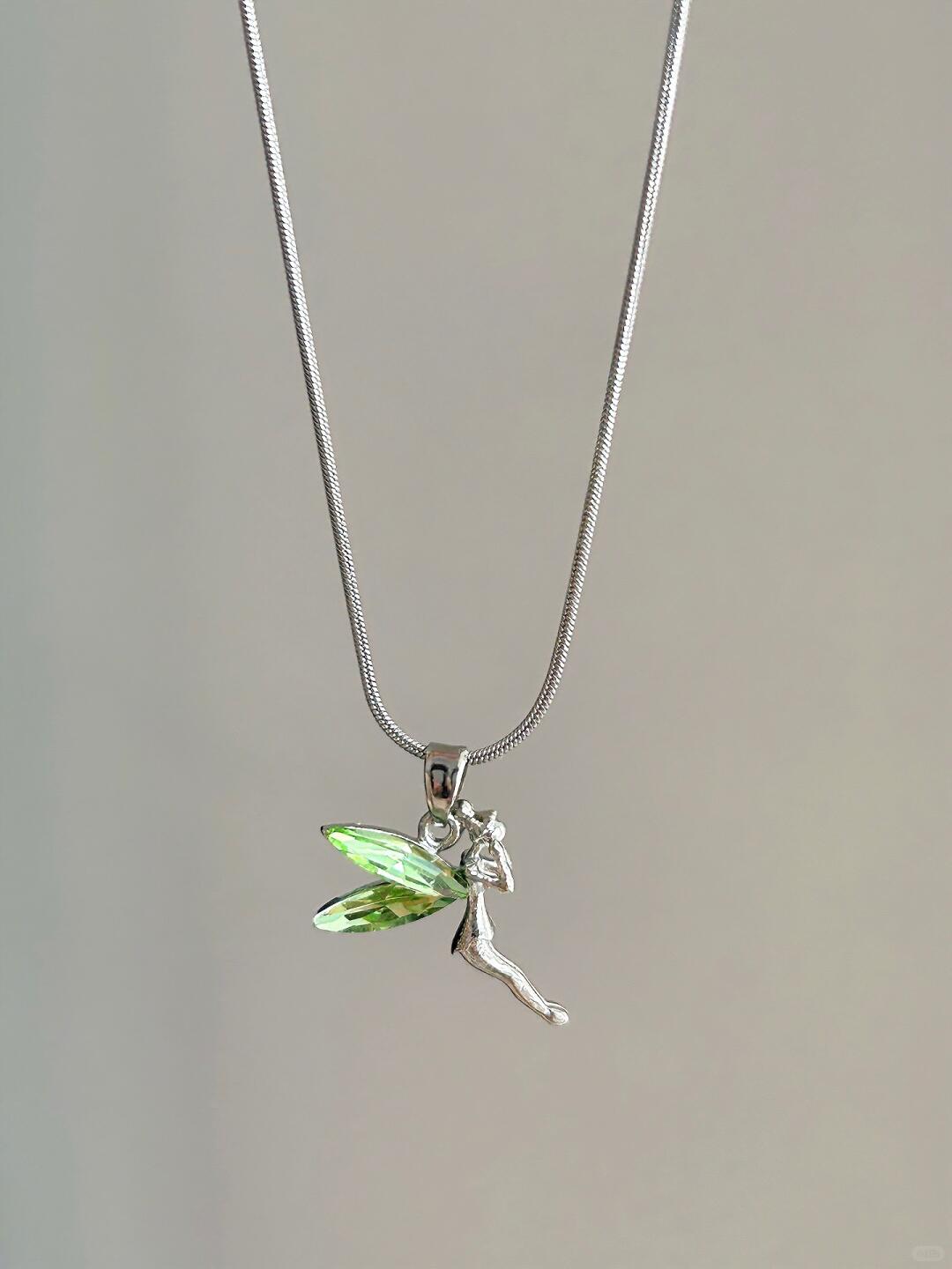 Green Field Elves Necklace | Poetic Elegance & Natural Design (Limited Edition)