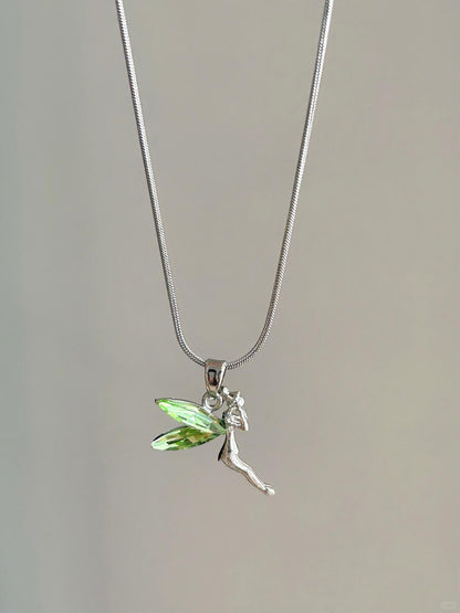 Green Field Elves Necklace | Poetic Elegance & Natural Design (Limited Edition)