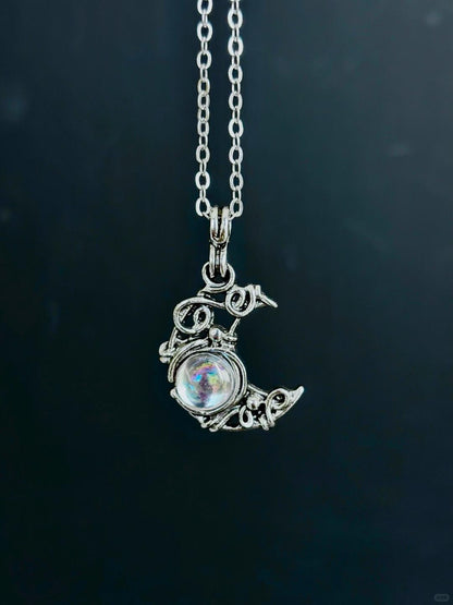 Moonlight Necklace | Borges-Inspired Poetic Elegance (Limited Edition)