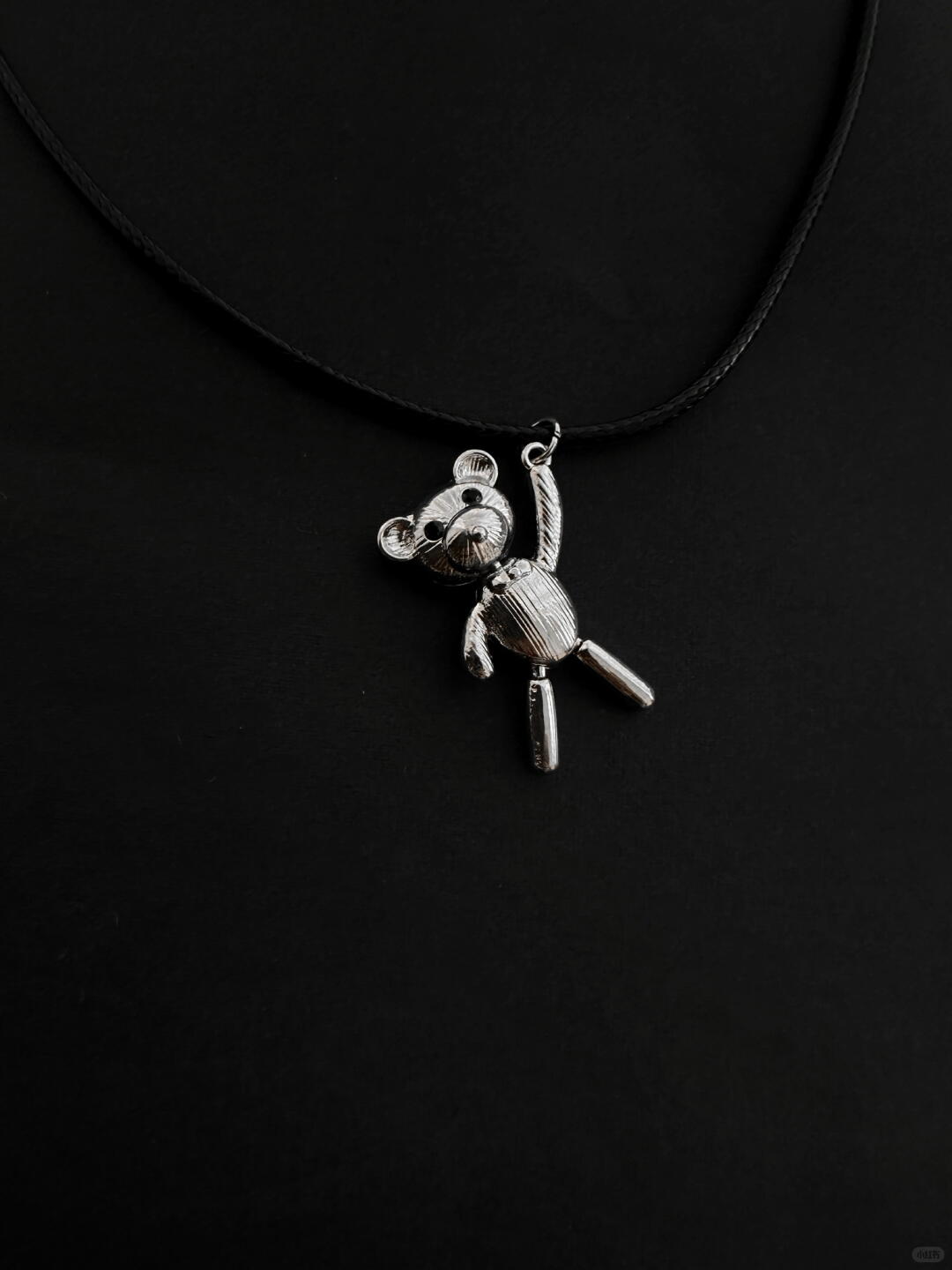Don't Leave Me Teddy | Punk Distressed Bear Pendant Necklace (Y2K Limited)
