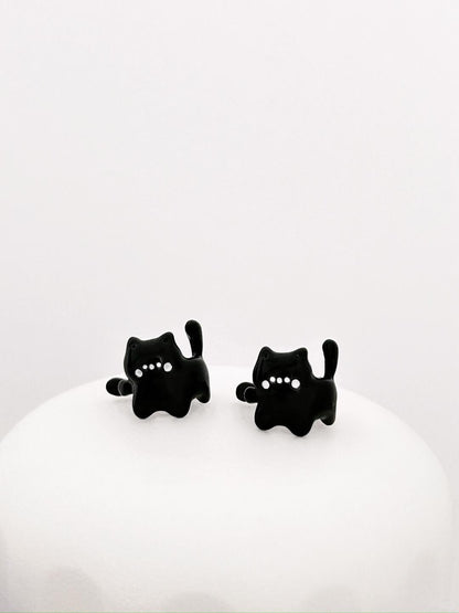 Little Black Cat Ear Cuff | Playful & Whimsical Design (Limited Edition)
